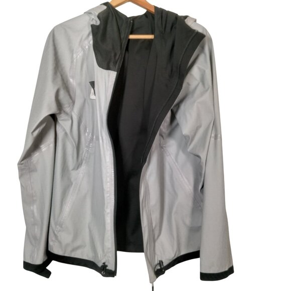 The North Face Jacket Men Medium Black Lightweight Hooded Dryvent BCG Gamma Logo - Picture 3 of 14